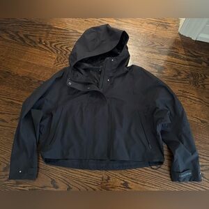 Lululemon Cropped Black Rain Jacket